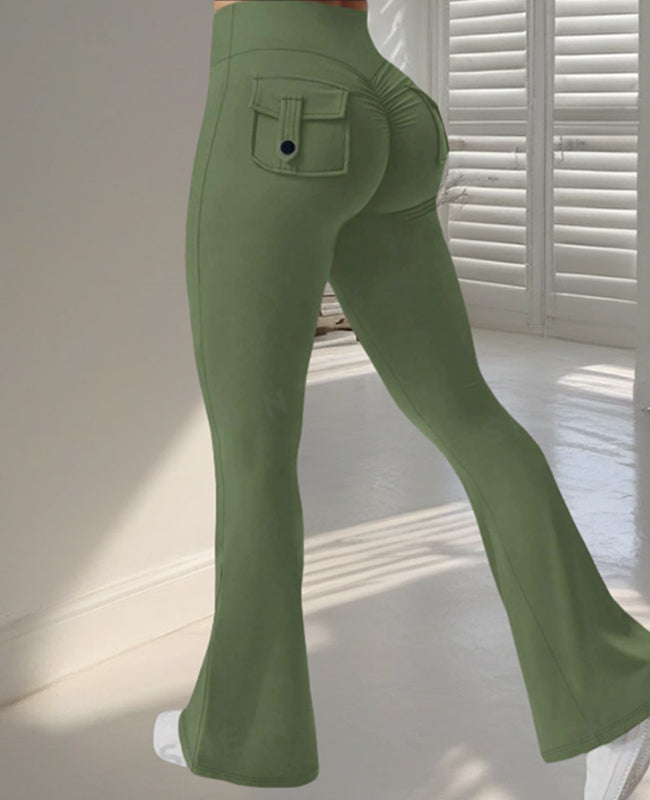 Legging flare à poches