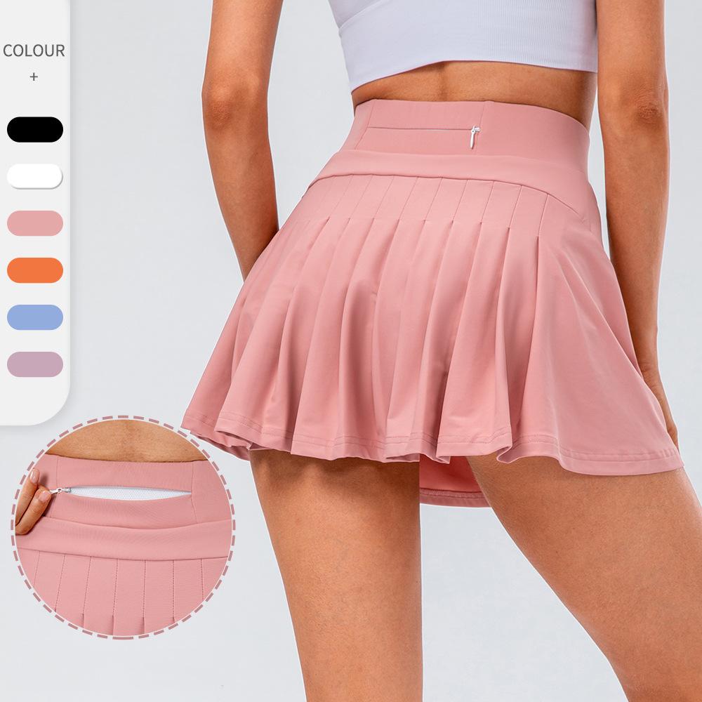 Jupe-short de tennis plissée
